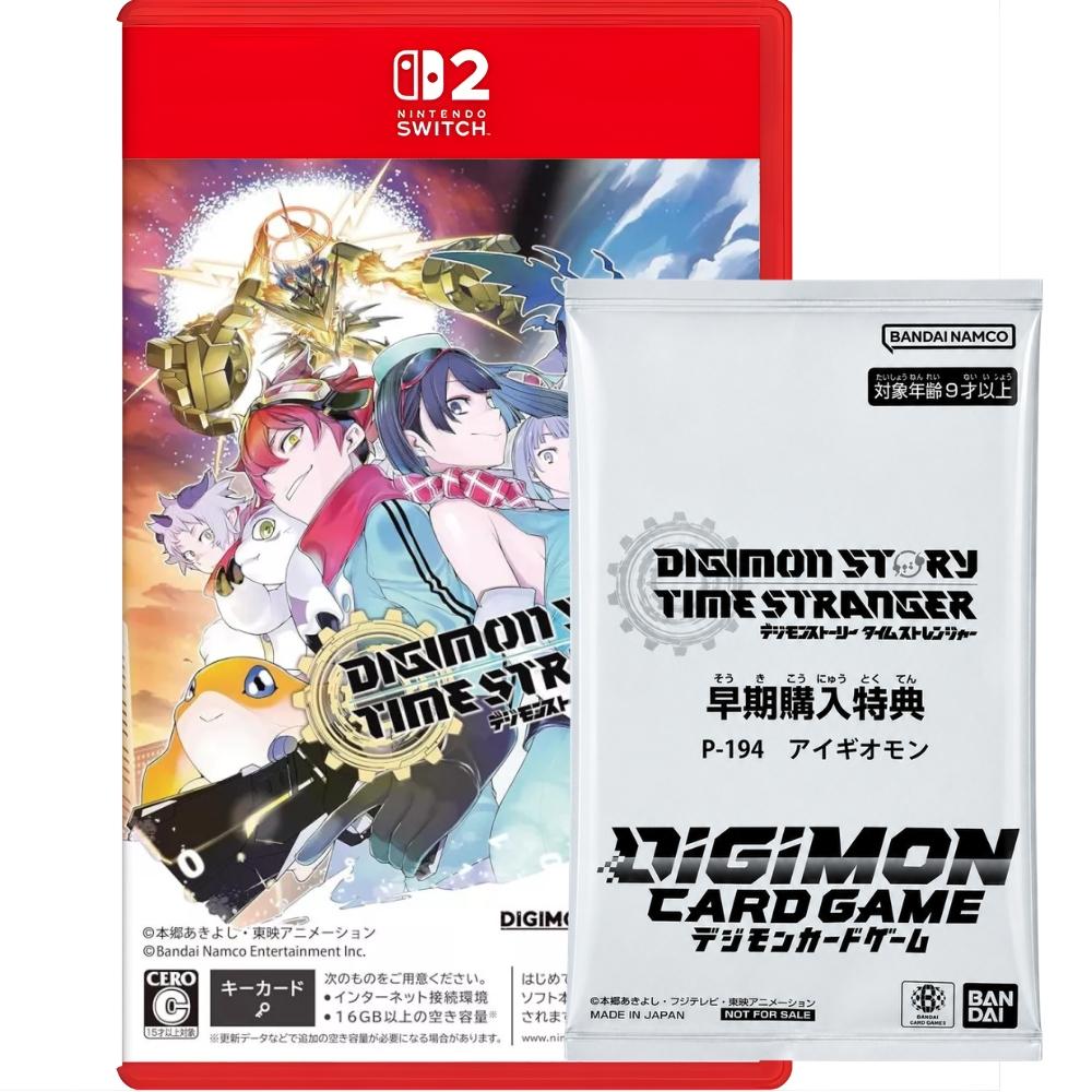 Digimon Story Time Stranger Nintendo Switch 2 + Digimon Card Game (Japan Import)