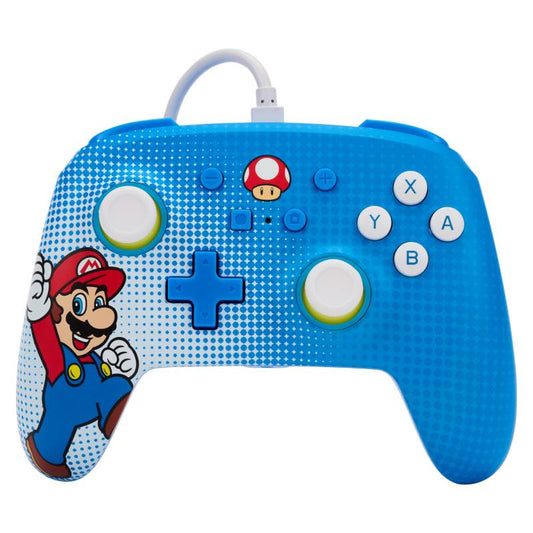 Control Alambrico Nintendo Switch Mario Pop Art PowerA