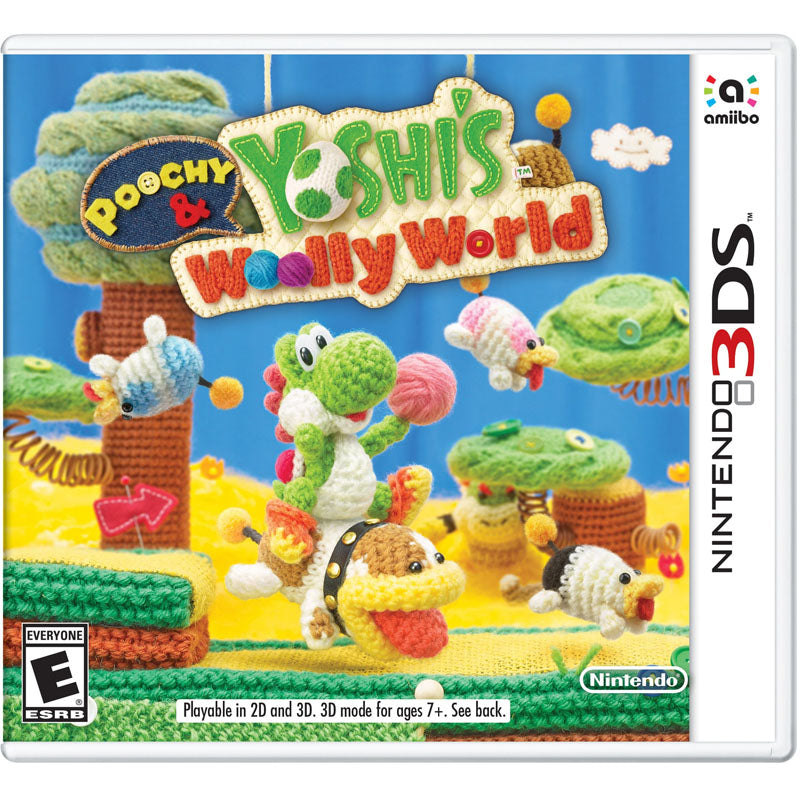 (USADO) Poochy & Yoshi's Woolly World 3DS