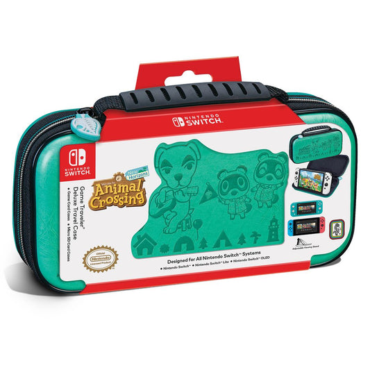 Bolso Deluxe para Nintendo Switch Animal Crossing Green