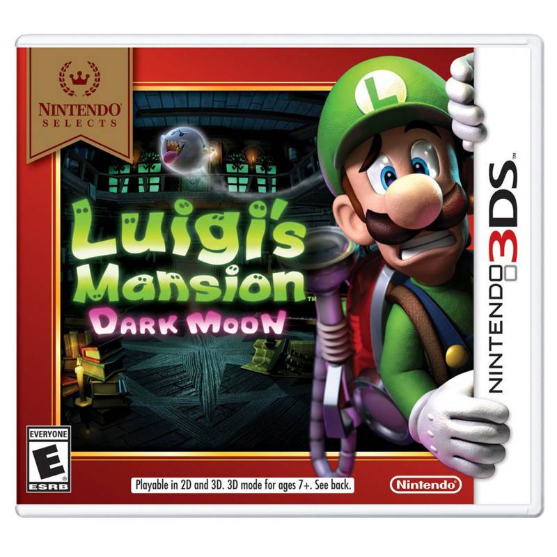 (USADO) Luigi's Mansion Dark Moon 3DS Nintendo Selects