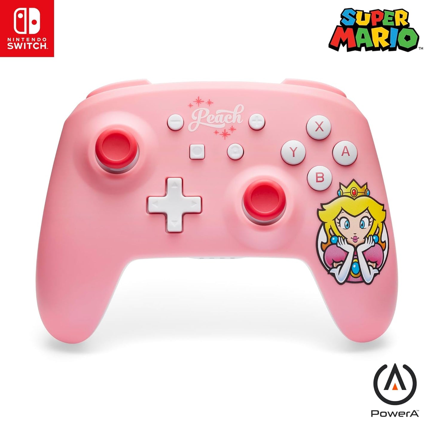 Control Inalambrico Nintendo Switch Princess Peach PowerA