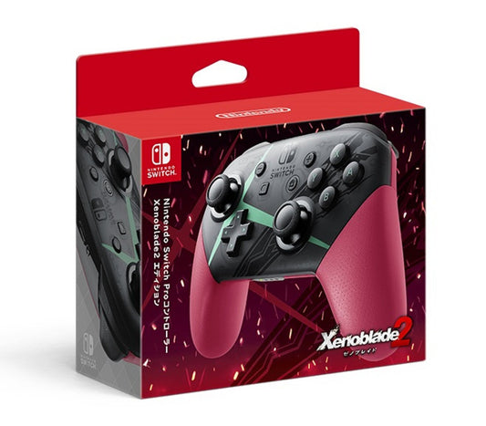Nintendo Switch Pro Controller edición Xenoblade Chronicles 2 (Japan Import - Caja Dañada)