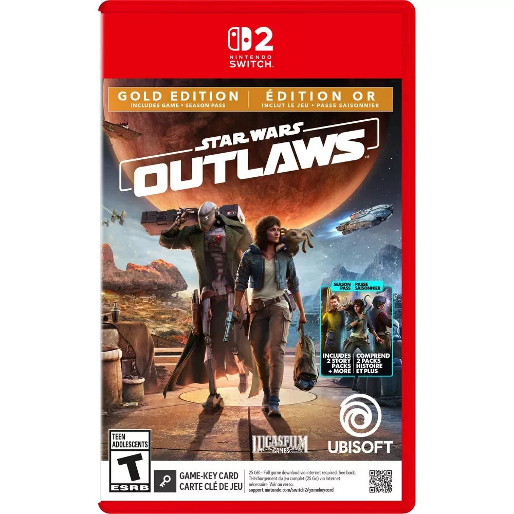 Star Wars Outlaws Gold Edition Nintendo Switch 2
