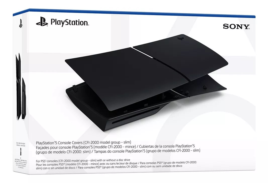 Cover Original para Playstation 5 Slim con o sin Lector - Midnight Black