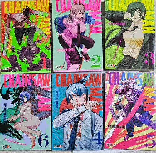 (USADO) Manga Chainsaw Man Ivrea Tomos 1-6