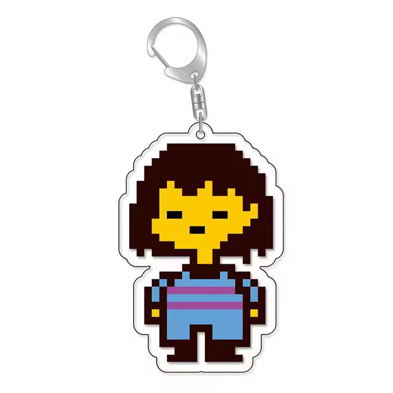 Llavero Acrilico Frisk (Undertale)