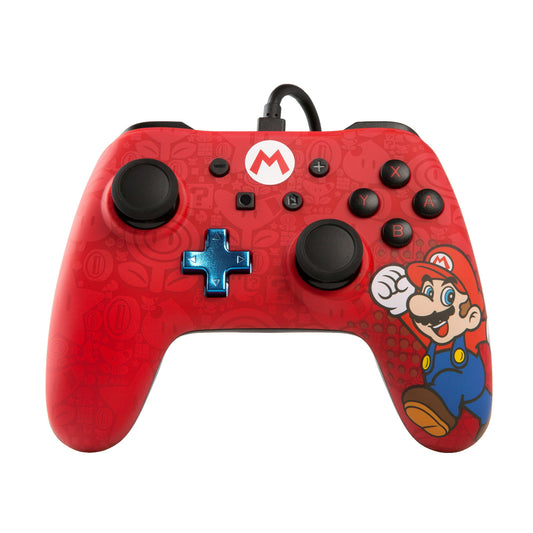 Control Alambrico Nintendo Switch New Mario PowerA