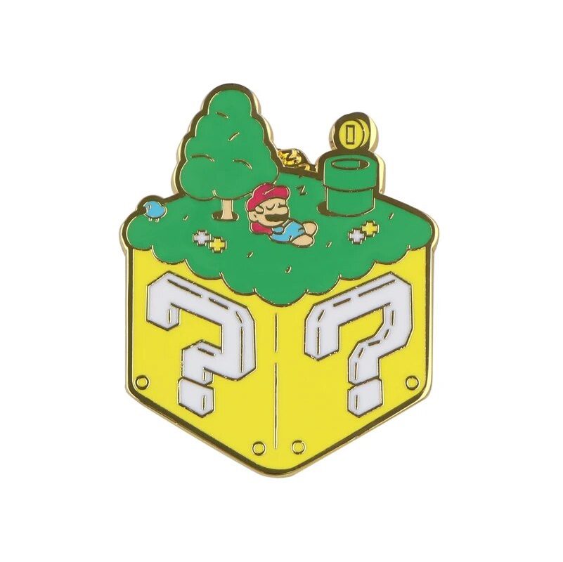 Pin Super Mario Question Block