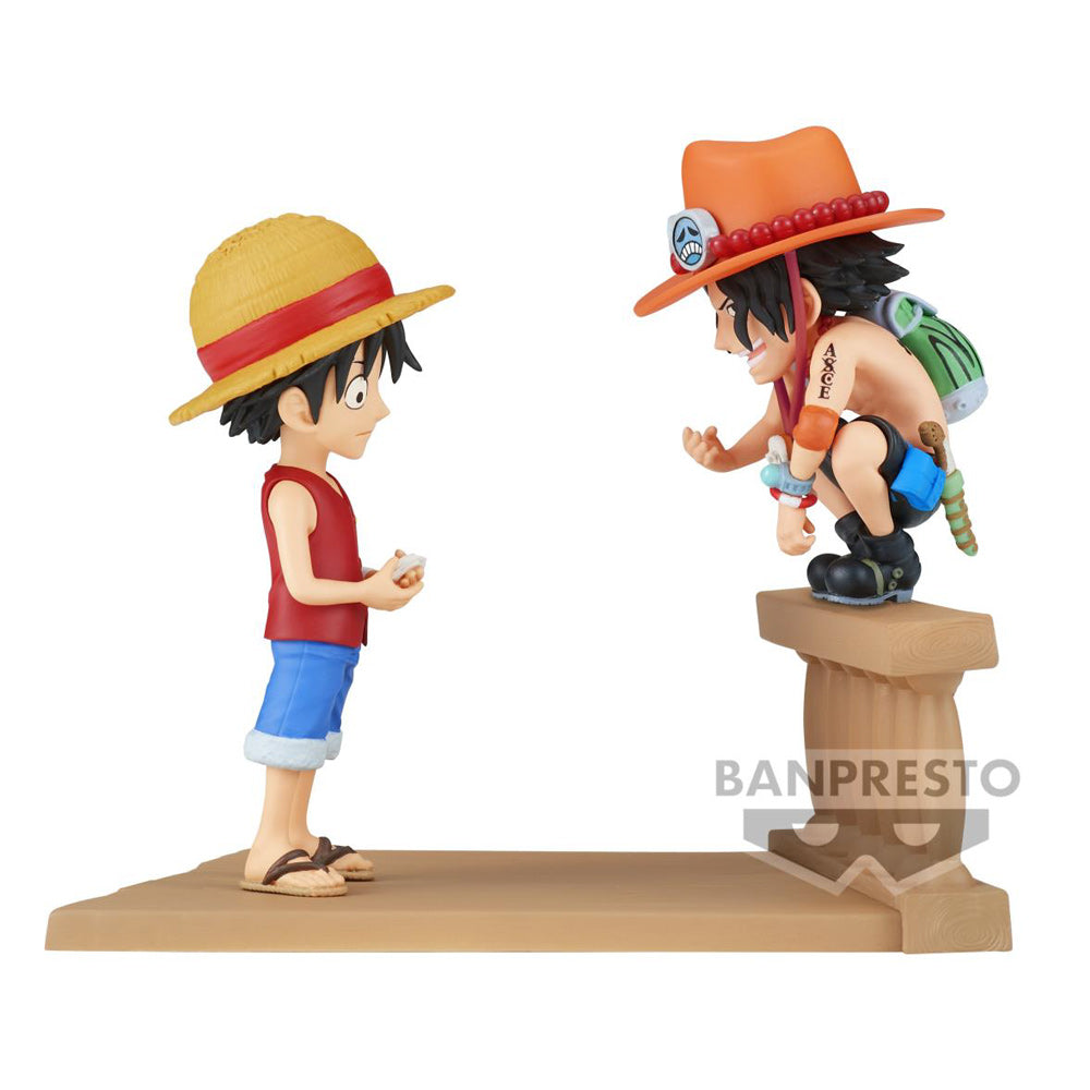 Figura Luffy / Ace WCF Log Stories (One Piece)