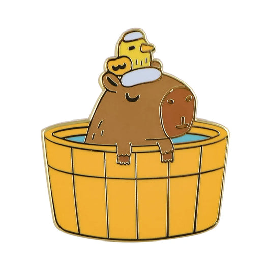 Pin Capybara Bath