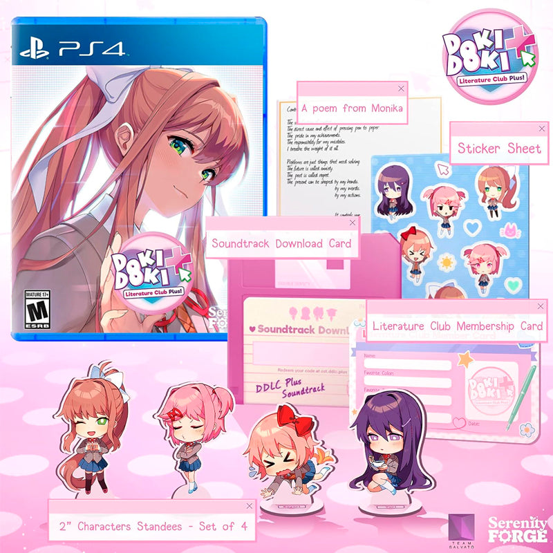 Doki Doki Literature Club! Plus PS4 + Goodies