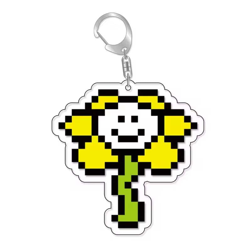 Llavero Acrilico Flowey (Undertale)