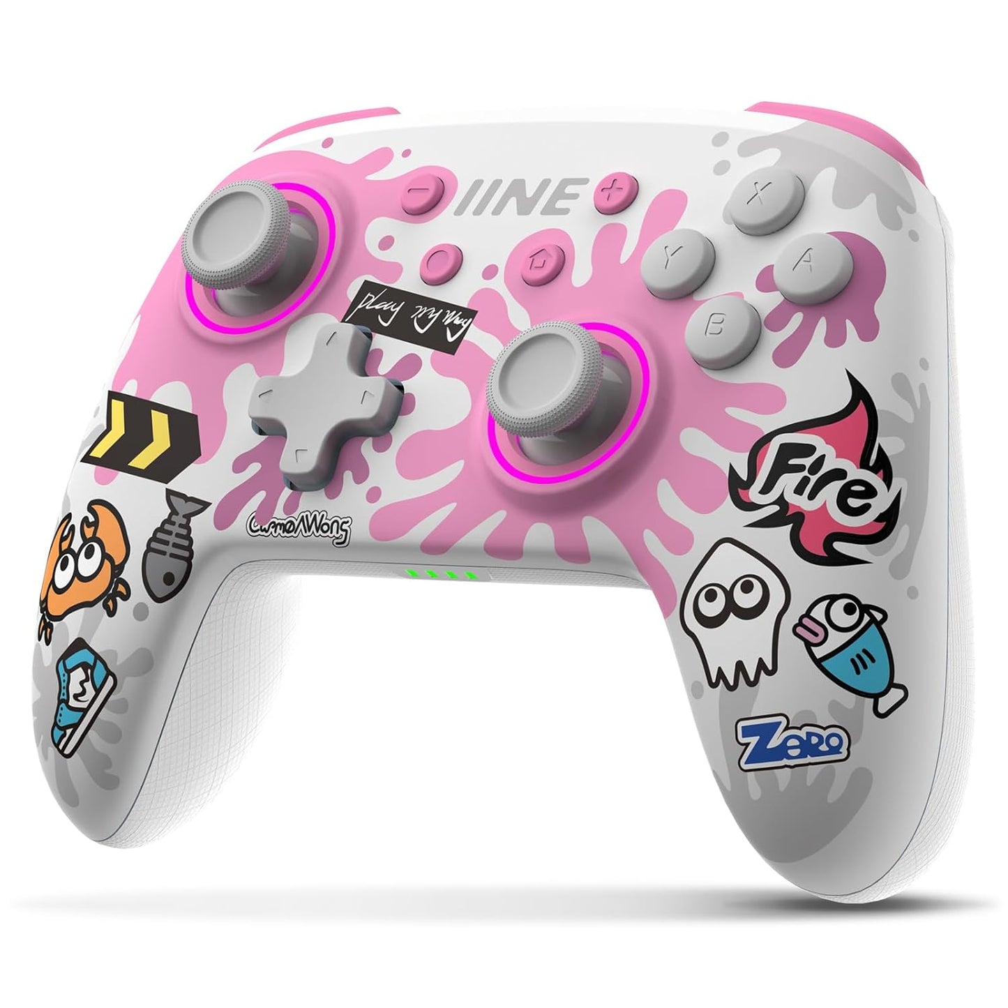 Control Inalambrico Nintendo Switch IINE Pink