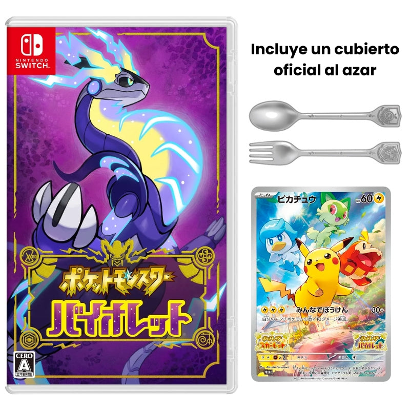 Pokémon Violet NSW + Regalos Exclusivos (Japan Import)