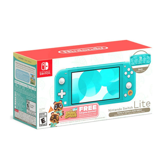 Consola Nintendo Switch Lite Turquoise Animal Crossing Edition