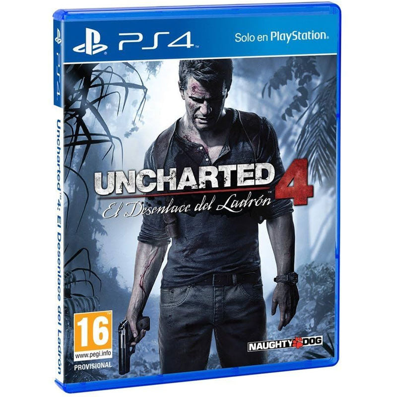 (USADO) Uncharted 4 PS4 (Euro) + Steelbook