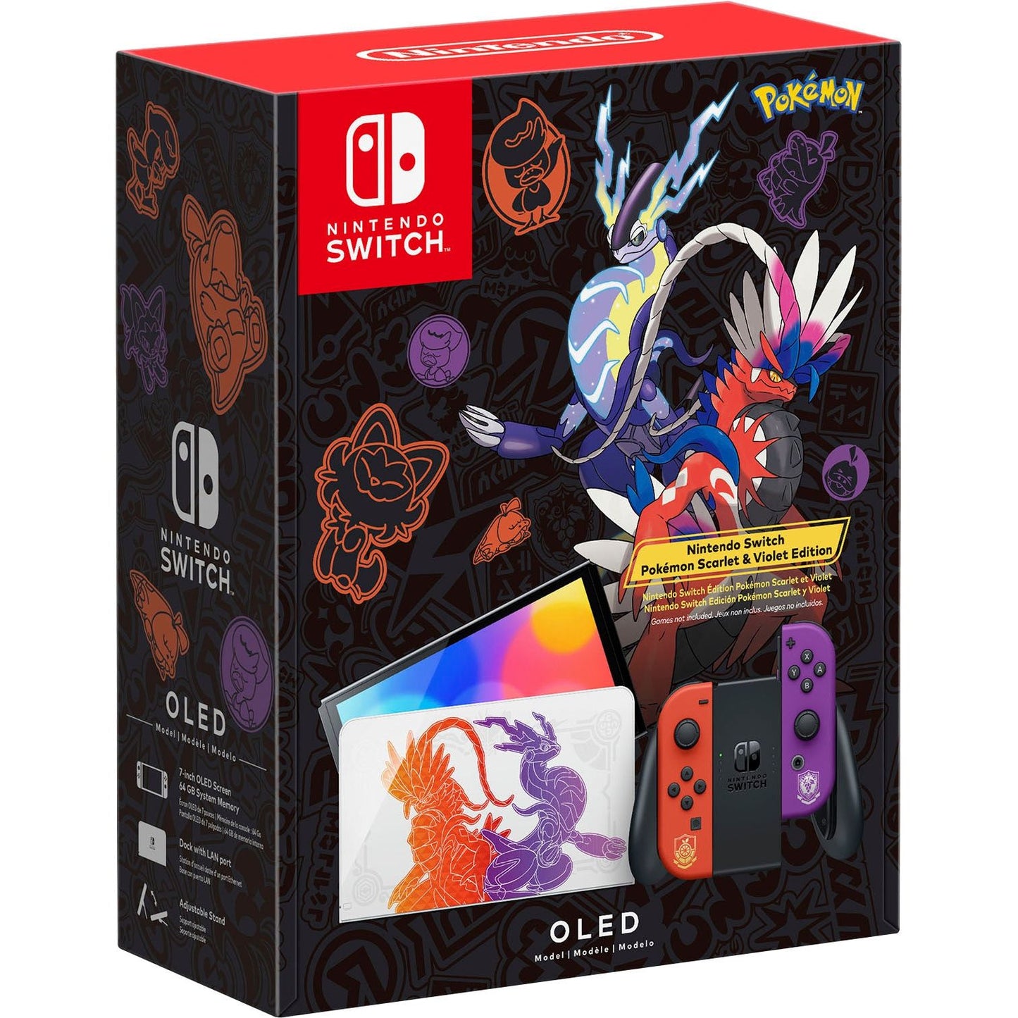 Consola Nintendo Switch OLED Pokemon Scarlet & Violet Edition (Japan Import)