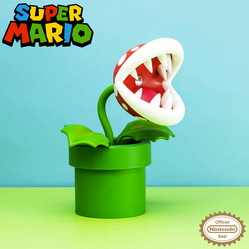 Lampara Planta-Piraña Super Mario