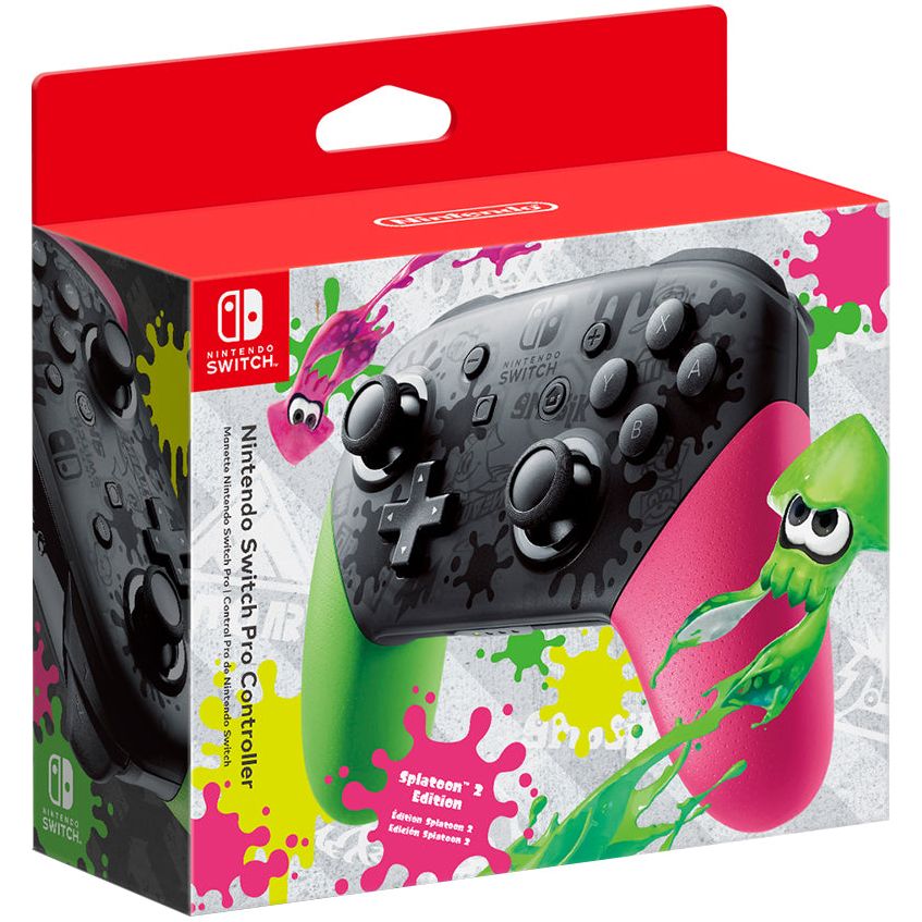 Nintendo Switch Pro Controller edición Splatoon 2