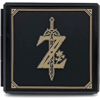 Estuche para 12 juegos de Nintendo Switch TLOZ Black