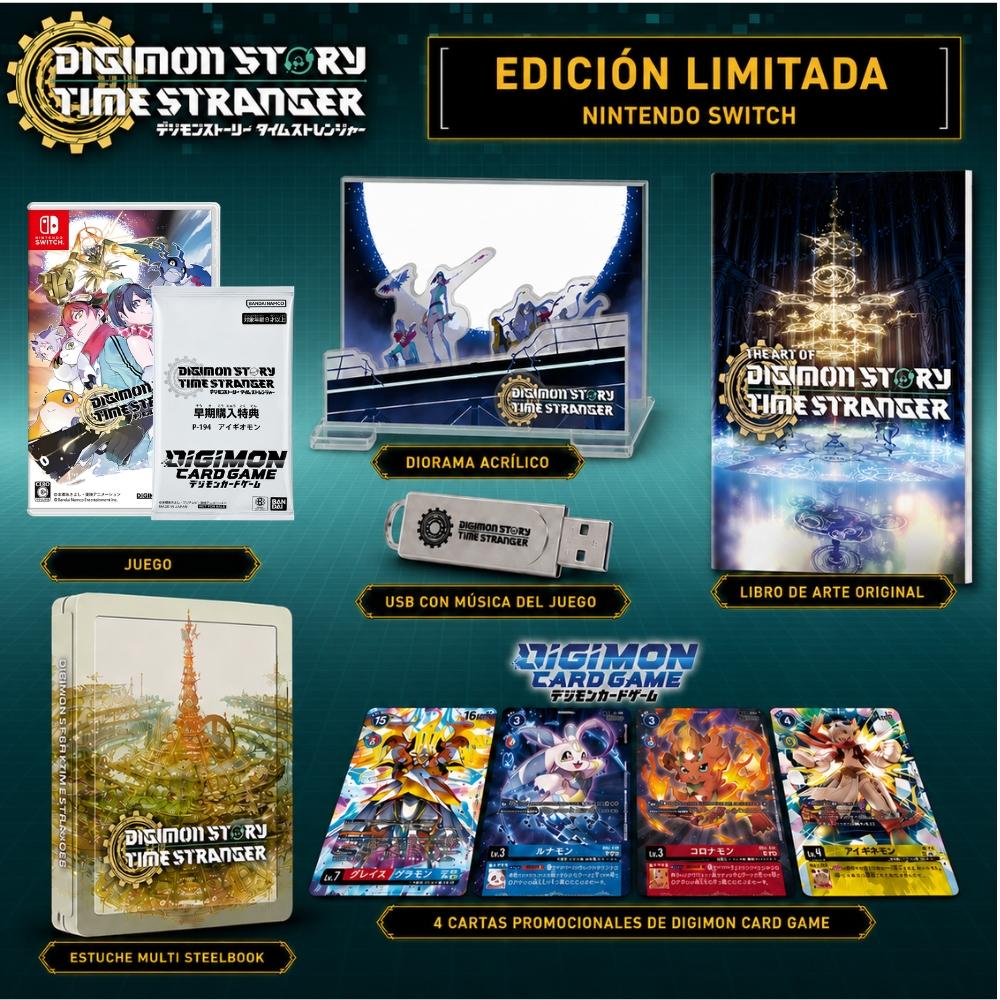 Digimon Story Time Stranger Limited Edition NSW + Digimon Card Game (Japan Import)