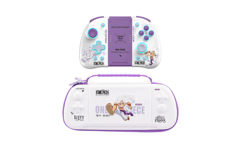 (USADO) Control IINE PAD + Grip + Bolso de Transporte One Piece para Nintendo Switch