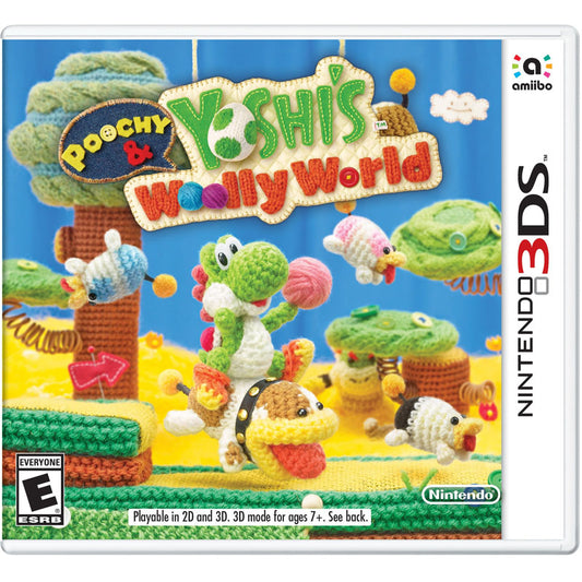 (USADO) Poochy & Yoshi's Woolly World 3DS