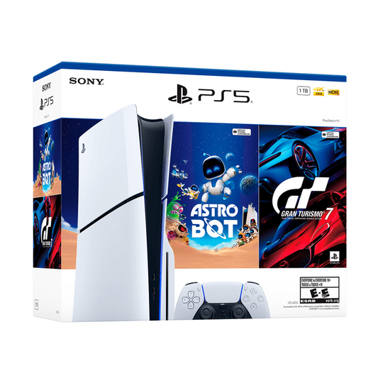 Consola Playstation 5 Slim con Lector + Astro Bot + Gran Turismo 7