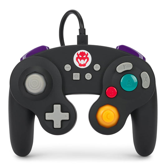 Control alámbrico para Nintendo Switch Gamecube Bowser PowerA