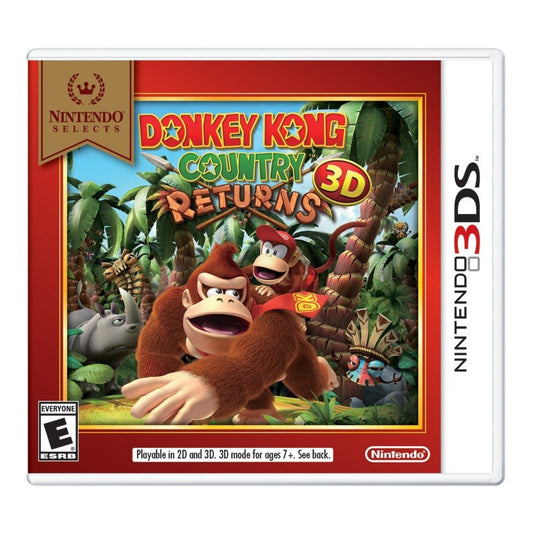 (USADO) Donkey Kong Country Returns 3DS Selects