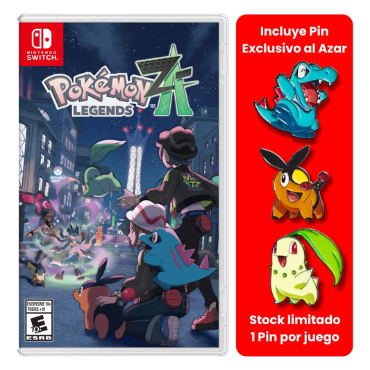 (Preventa) Pokemon Legends: Z-A NSW + Pin al azar