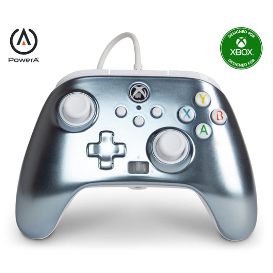 Control Alambrico Xbox One Silver PowerA