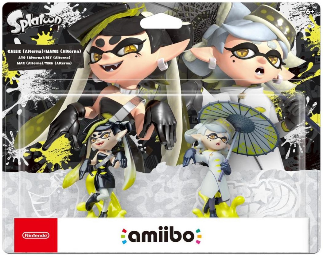 Amiibo Callie Alterna & Marie Alterna (Splatoon Series)