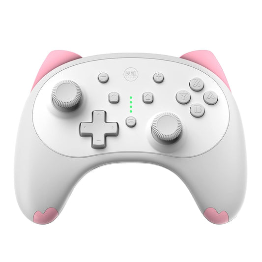 Pro Controller Cat Edition para Nintendo Switch White Pink