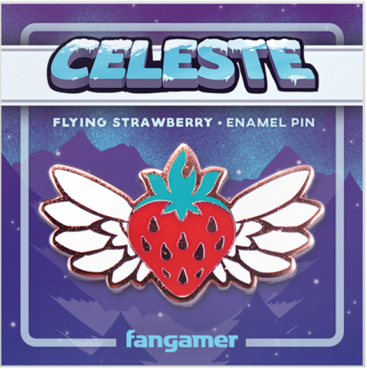 Pin Celeste Flying Strawberry Oficial