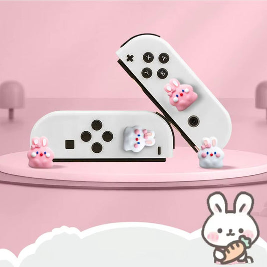 Set 4 Protectores de Análogo para Joy-Con Bunny