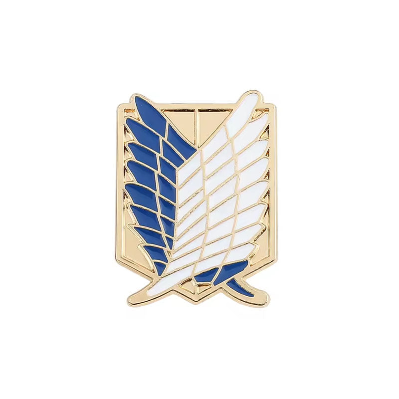 Pin Attack on Titan Blue/Golden