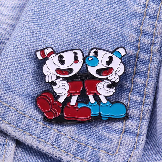 Pin Cuphead & Mugman (Cuphead)