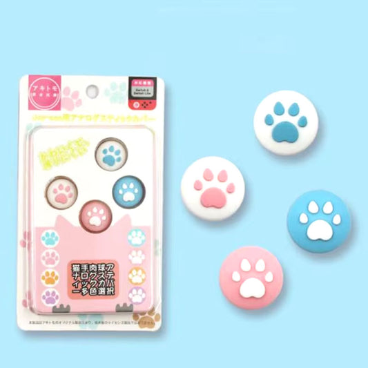 Set 4 Protectores de Análogo para Joy-Con Pink/ Light Blue