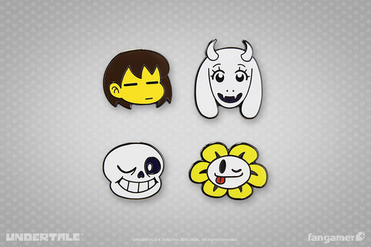 Character Pin Set Oficial Undertale Vol 1
