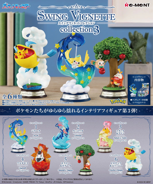 Figura Re-Ment Pokemon Swing Vignette Collection 3 (al azar)
