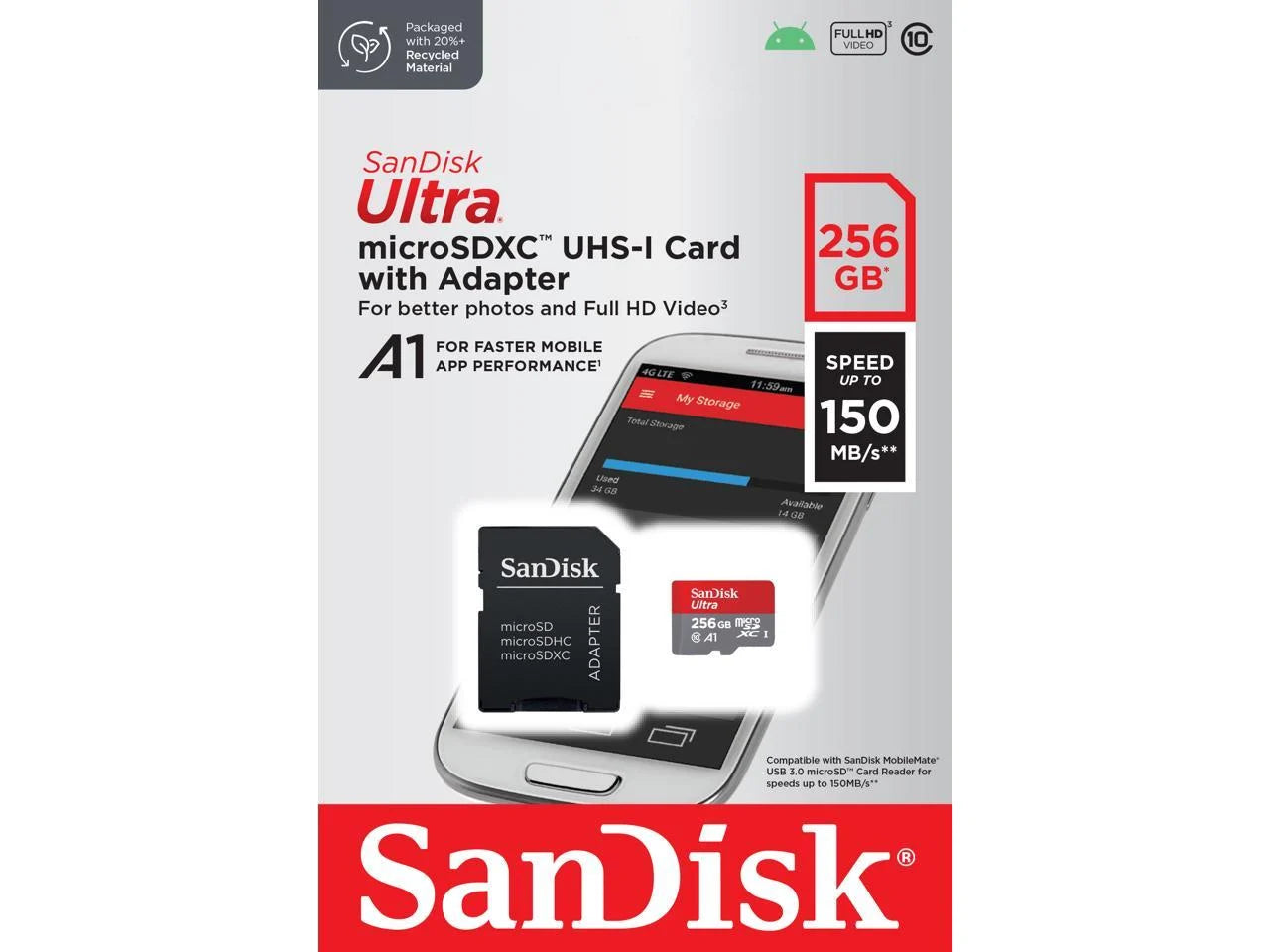 Micro SD 256 GB Original SanDisk