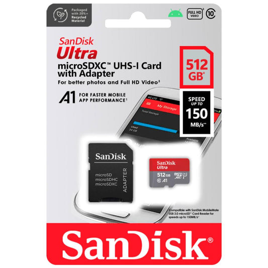 Micro SD 512 GB Sandisk Original NSW