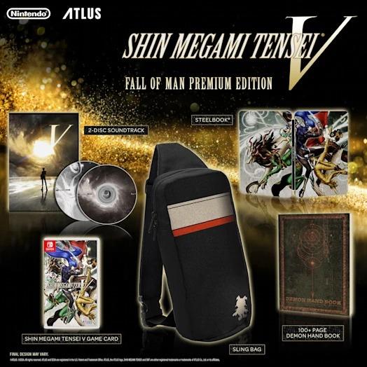 Shin Megami Tensei V Fall of Man Premium Edition NSW (Con detalles)