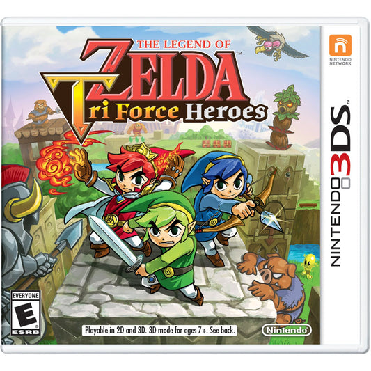 (USADO) The Legend of Zelda Tri Force Heroes 3DS