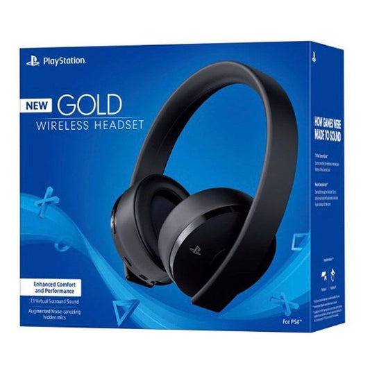 Headset Gold Wireless Stereo PS4/PS3