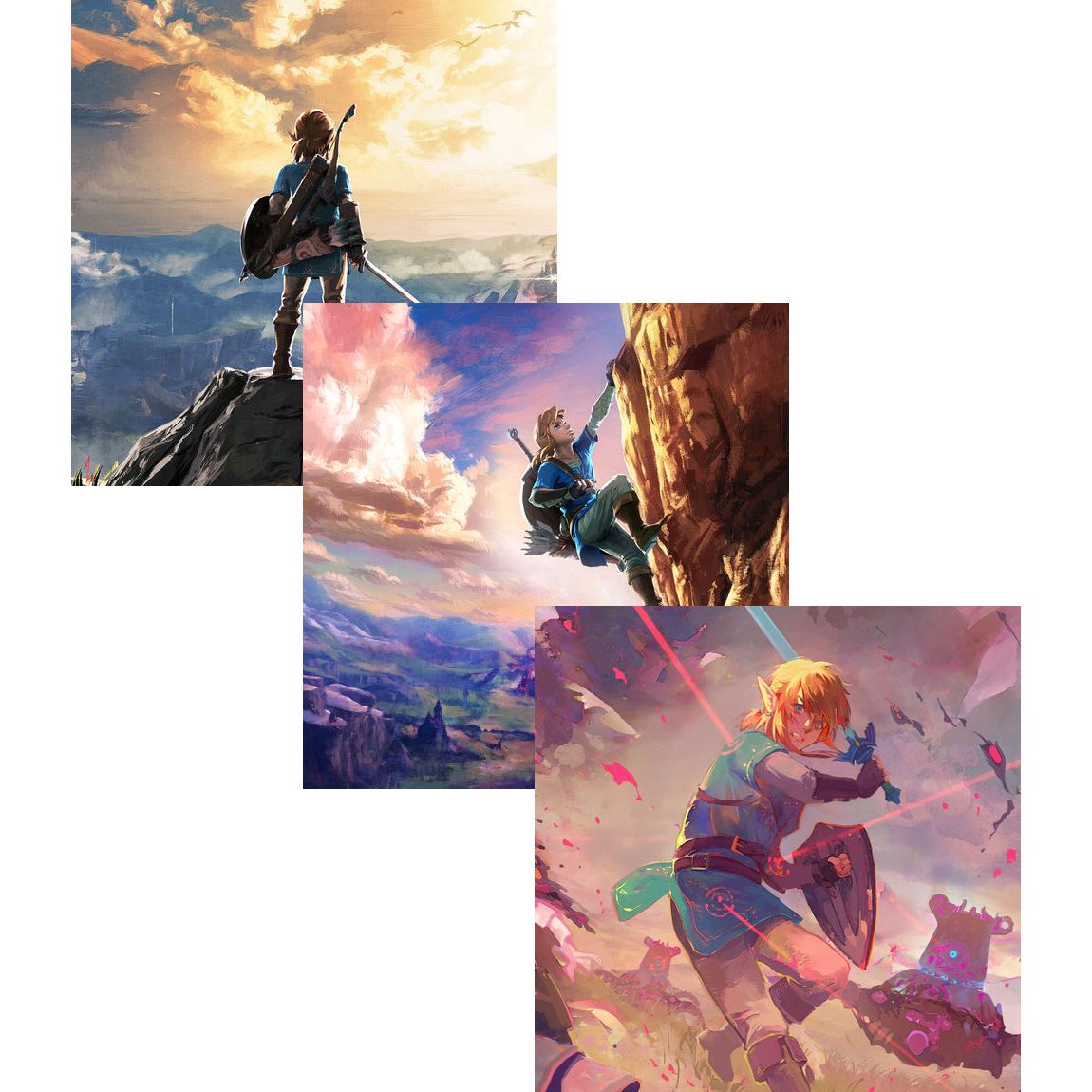 Set 3 paños de limpieza TLOZ BOTW