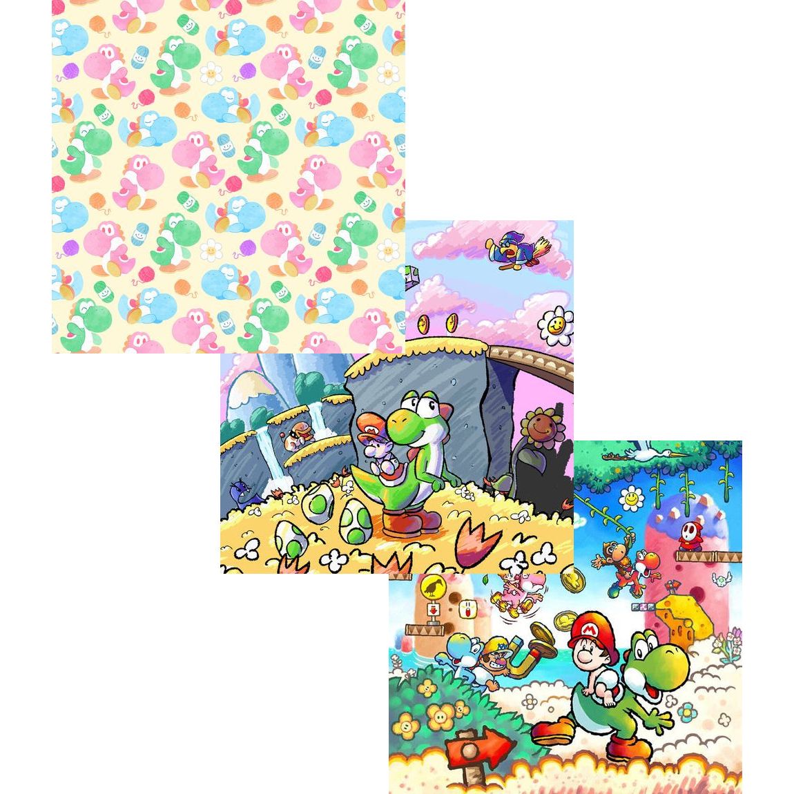 Set 3 paños de limpieza Yoshi