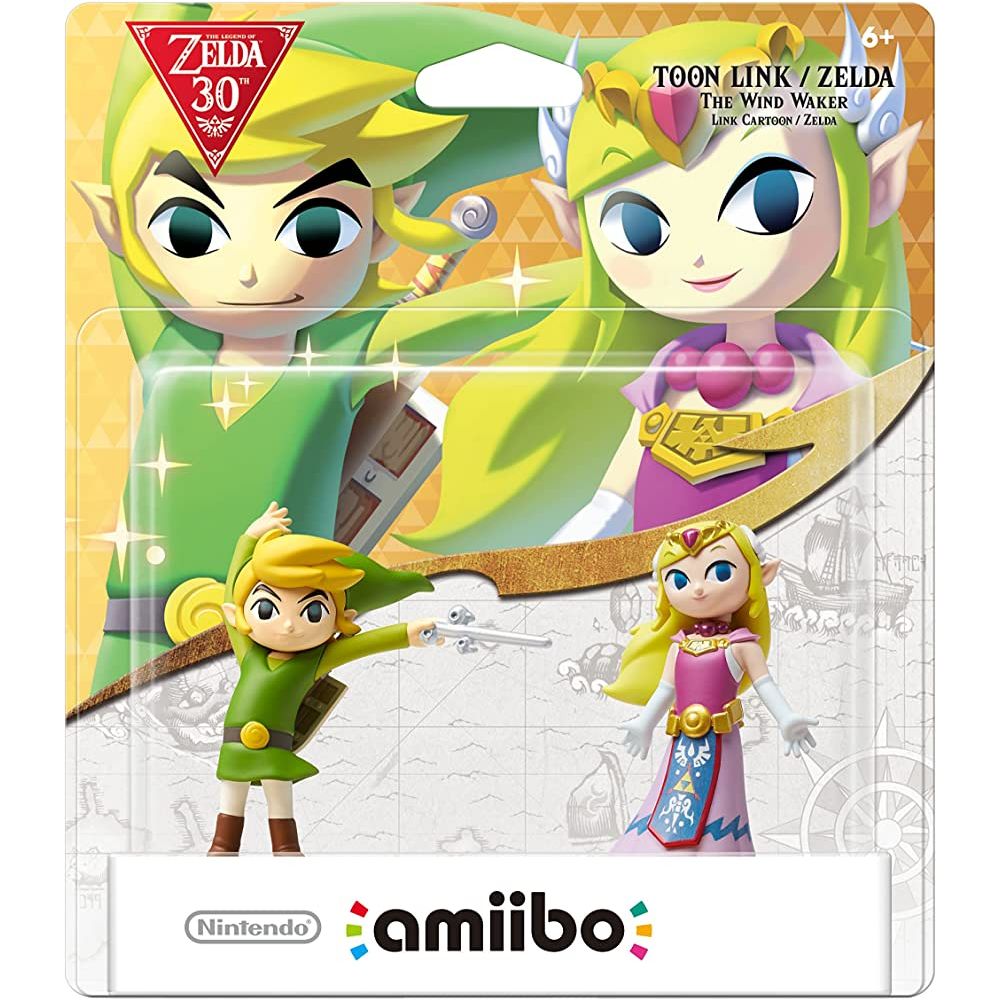 Amiibo Link y Zelda (TLOZ WW series)